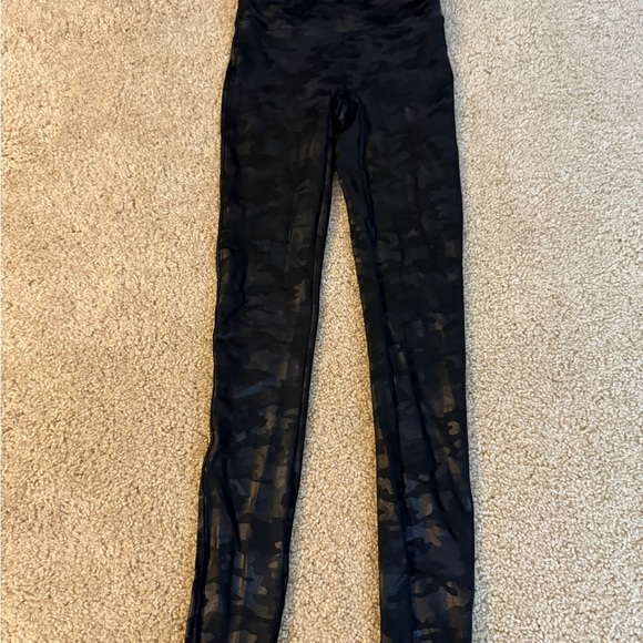 SPANX Black Camouflage Leggings - Picture 1 of 6